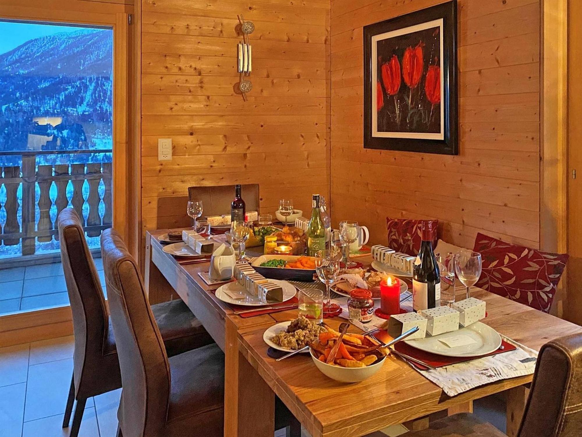 Mountain-View Chalet In Heremence With Terrace Exterior foto